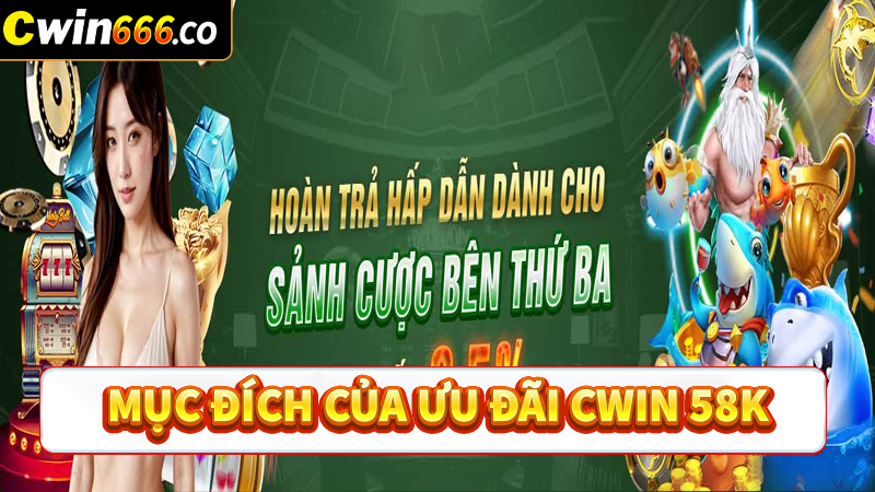 Mục đích mà nhà cái cwin phát hành chương trình cwin 58k 